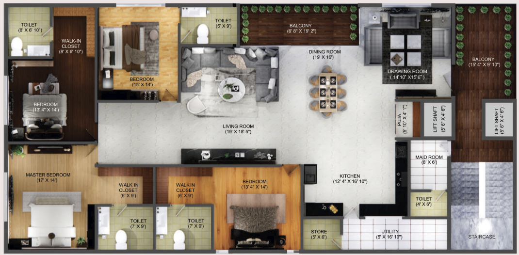 Typical Floor Plan 1